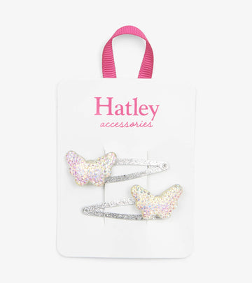 Hatley Sparkling Butterflies Snap Clips
